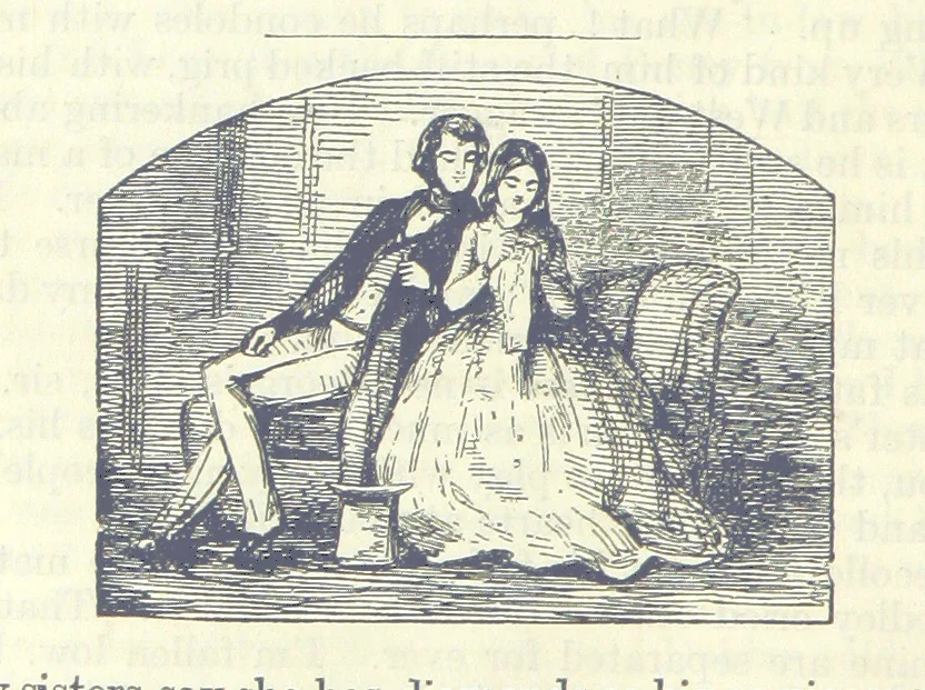 An illustration from The Oxford Thackeray. With illustrations. [Edited with introductions by George Saintsbury, leaf 278