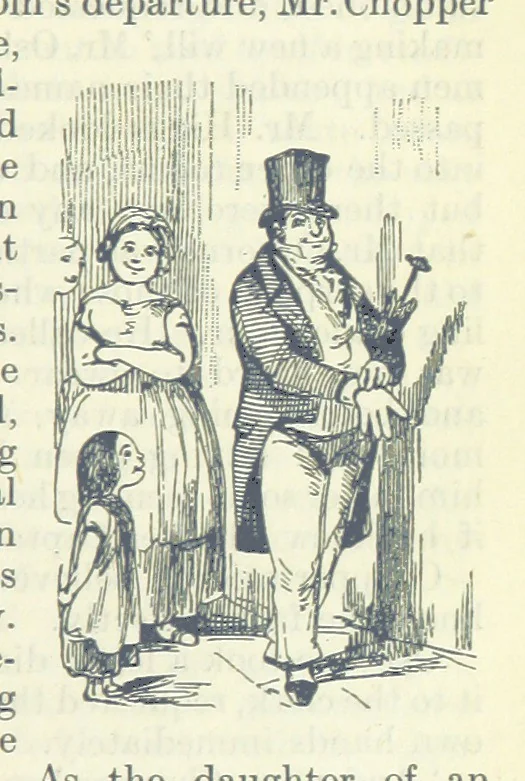 An illustration from The Oxford Thackeray. With illustrations. [Edited with introductions by George Saintsbury, leaf 319