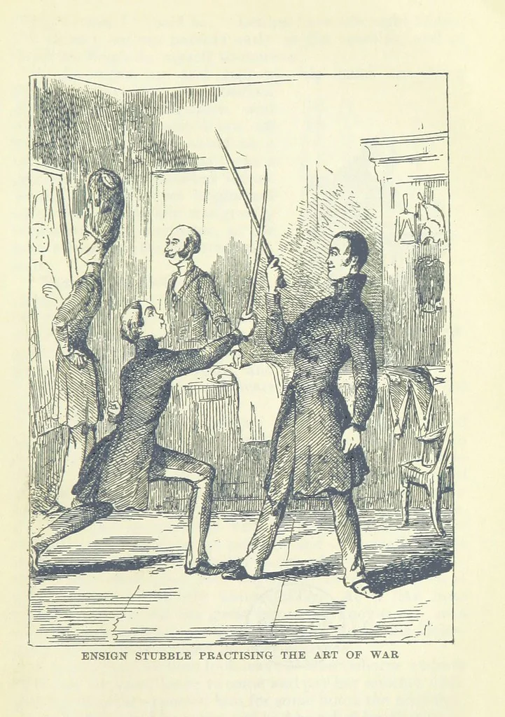 An illustration from The Oxford Thackeray. With illustrations. [Edited with introductions by George Saintsbury, leaf 323