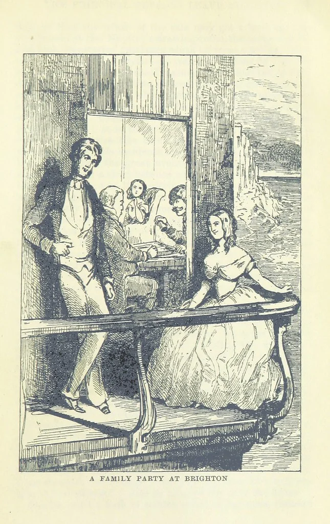 An illustration from The Oxford Thackeray. With illustrations. [Edited with introductions by George Saintsbury, leaf 333