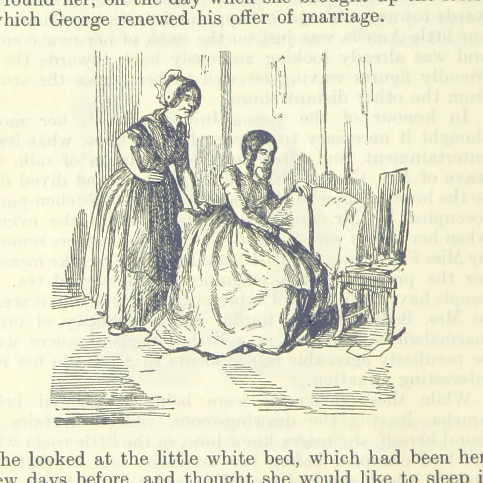 An illustration from The Oxford Thackeray. With illustrations. [Edited with introductions by George Saintsbury, leaf 354