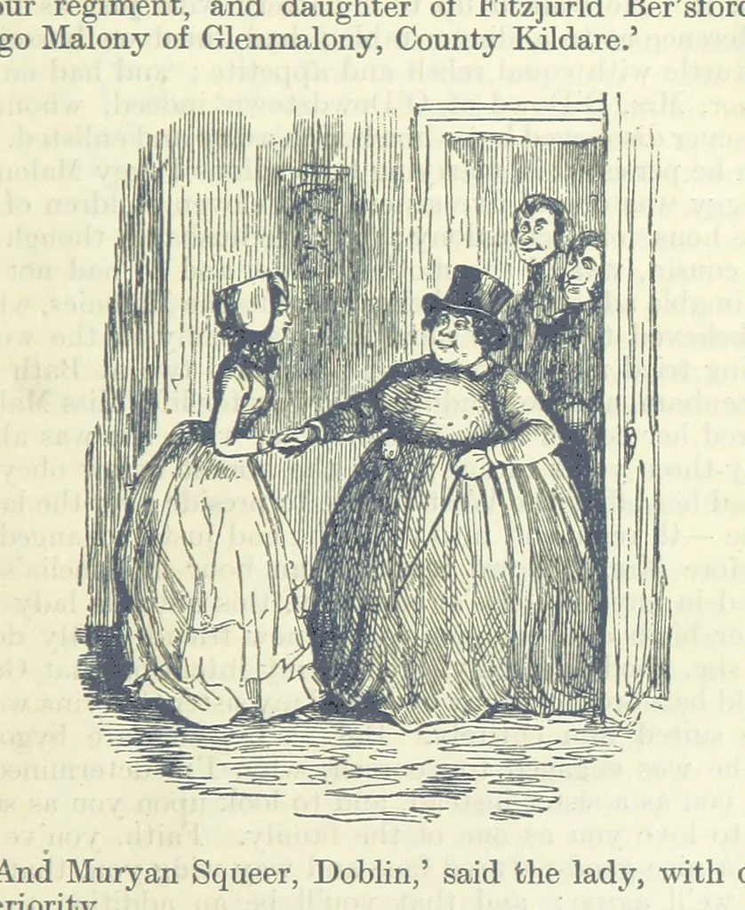An illustration from The Oxford Thackeray. With illustrations. [Edited with introductions by George Saintsbury, leaf 361