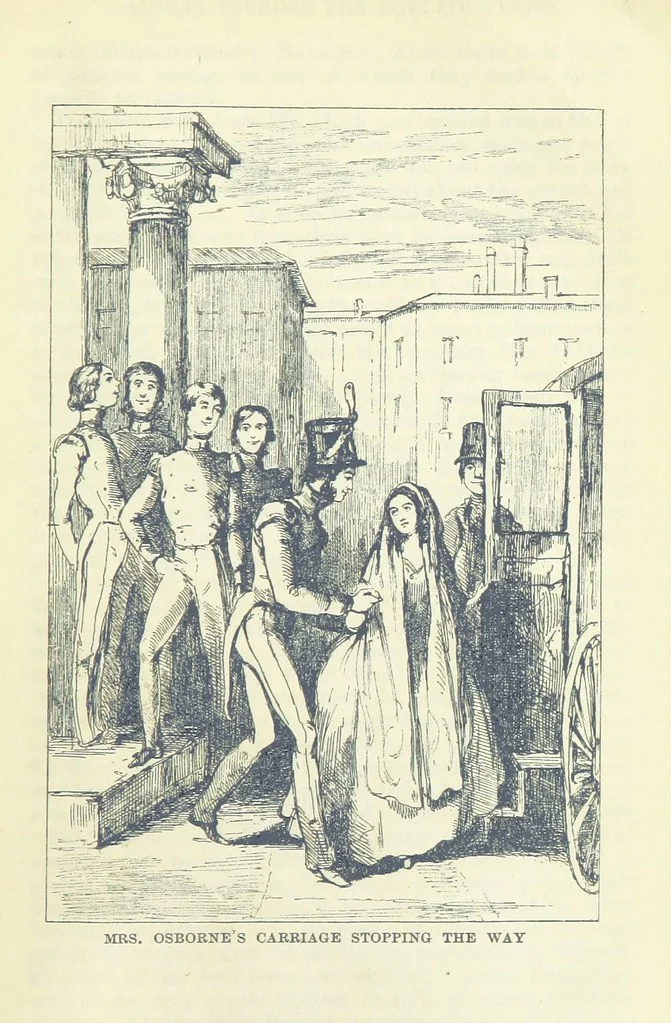 An illustration from The Oxford Thackeray. With illustrations. [Edited with introductions by George Saintsbury, leaf 367