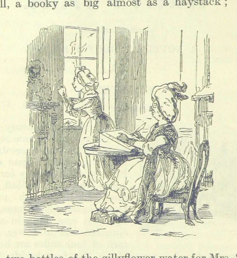 An illustration from The Oxford Thackeray. With illustrations. [Edited with introductions by George Saintsbury, leaf 38