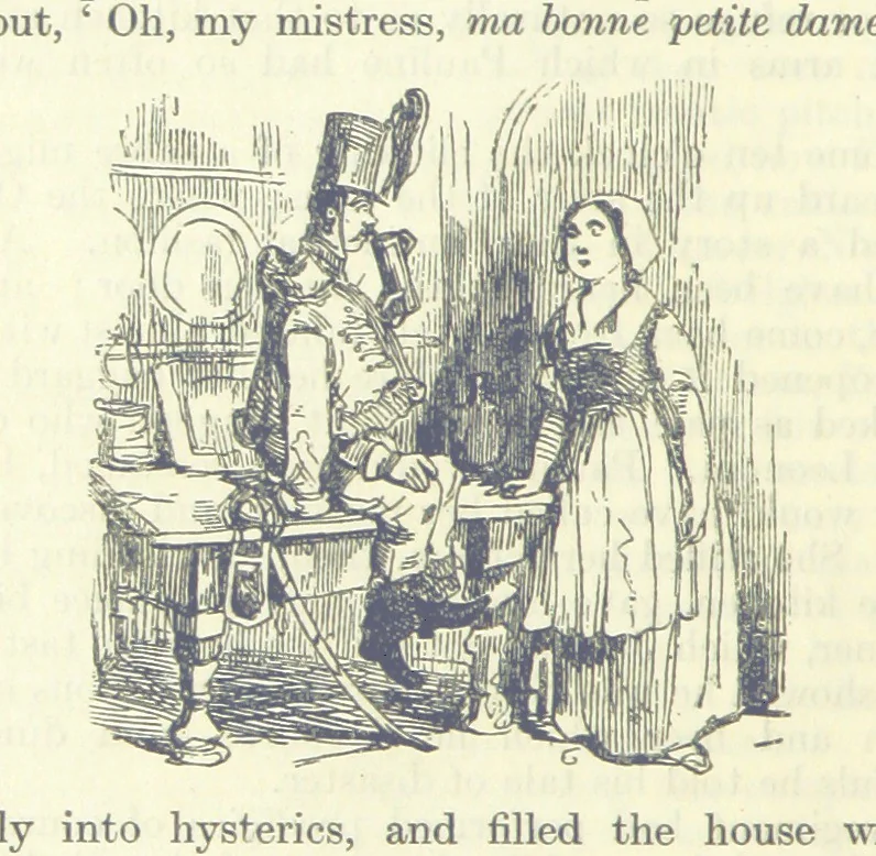 An illustration from The Oxford Thackeray. With illustrations. [Edited with introductions by George Saintsbury, leaf 424