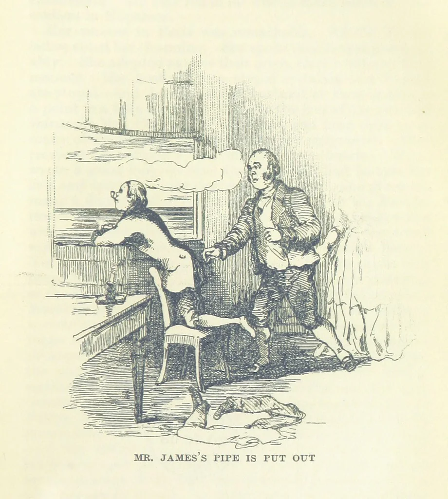 An illustration from The Oxford Thackeray. With illustrations. [Edited with introductions by George Saintsbury, leaf 467