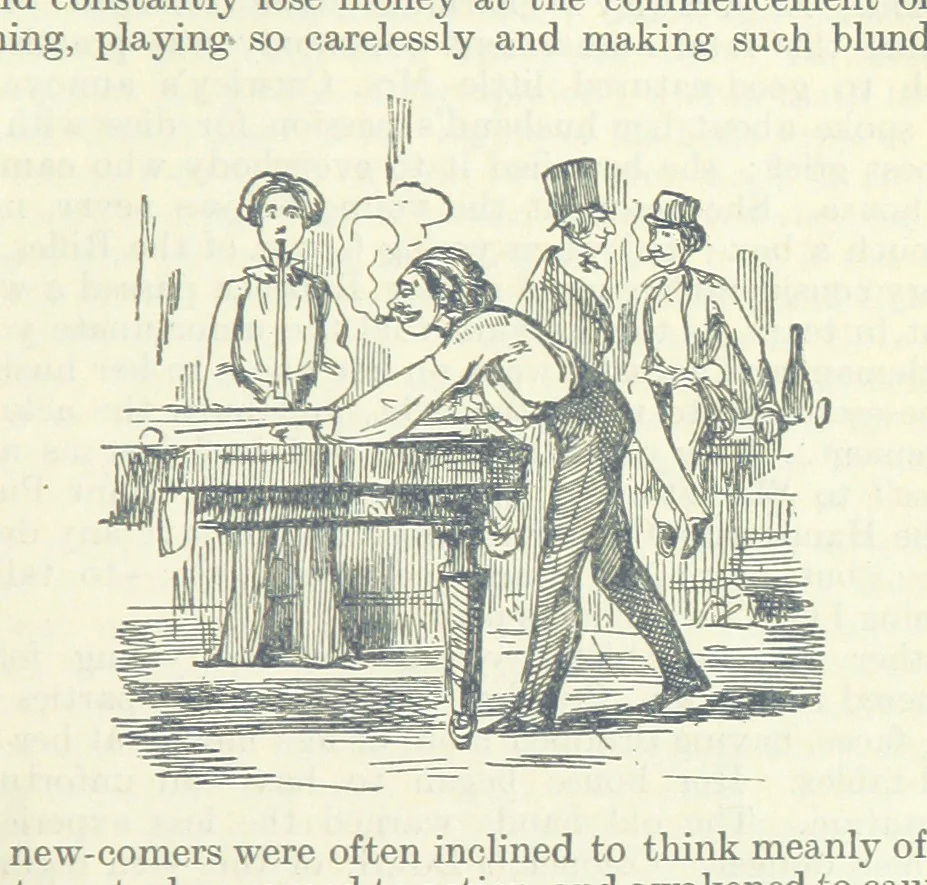 An illustration from The Oxford Thackeray. With illustrations. [Edited with introductions by George Saintsbury, leaf 489