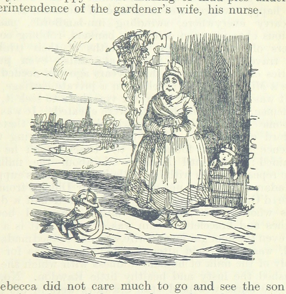 An illustration from The Oxford Thackeray. With illustrations. [Edited with introductions by George Saintsbury, leaf 495