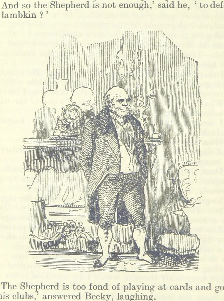 An illustration from The Oxford Thackeray. With illustrations. [Edited with introductions by George Saintsbury, leaf 508