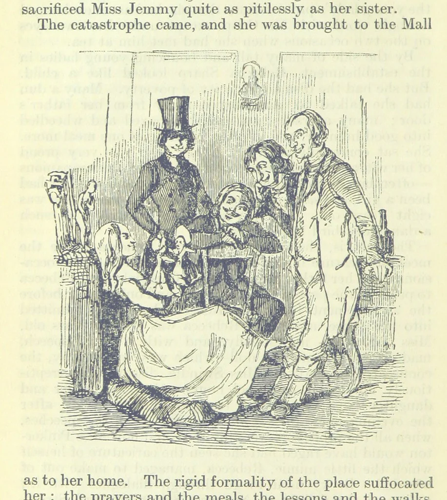 An illustration from The Oxford Thackeray. With illustrations. [Edited with introductions by George Saintsbury, leaf 52