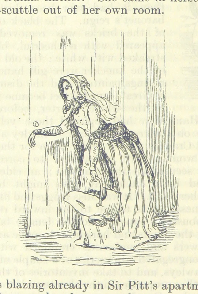 An illustration from The Oxford Thackeray. With illustrations. [Edited with introductions by George Saintsbury, leaf 590