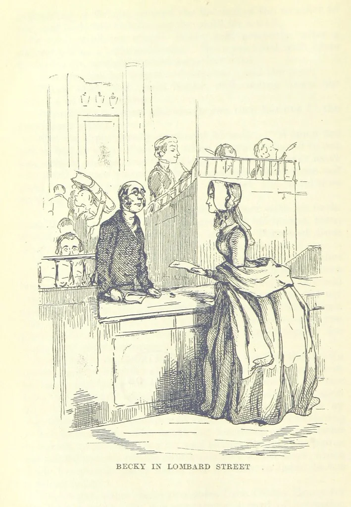An illustration from The Oxford Thackeray. With illustrations. [Edited with introductions by George Saintsbury, leaf 644