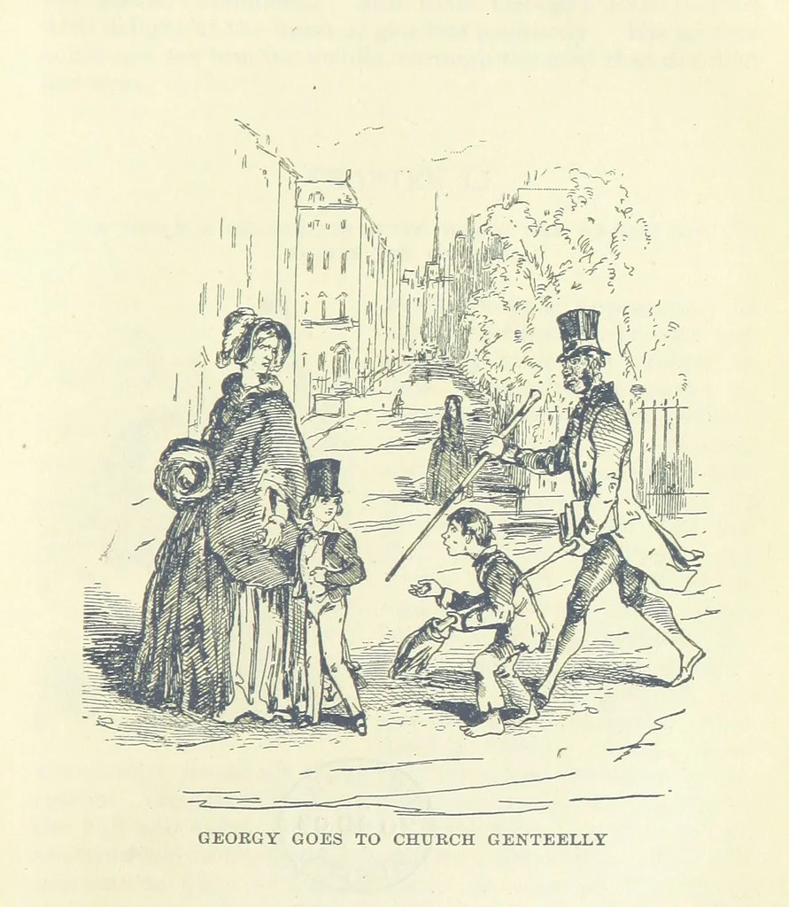 An illustration from The Oxford Thackeray. With illustrations. [Edited with introductions by George Saintsbury, leaf 665