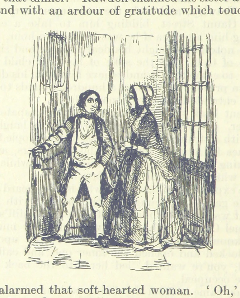 An illustration from The Oxford Thackeray. With illustrations. [Edited with introductions by George Saintsbury, leaf 708