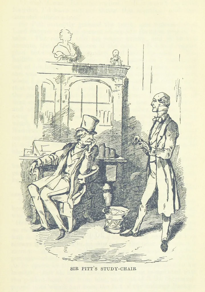 An illustration from The Oxford Thackeray. With illustrations. [Edited with introductions by George Saintsbury, leaf 715