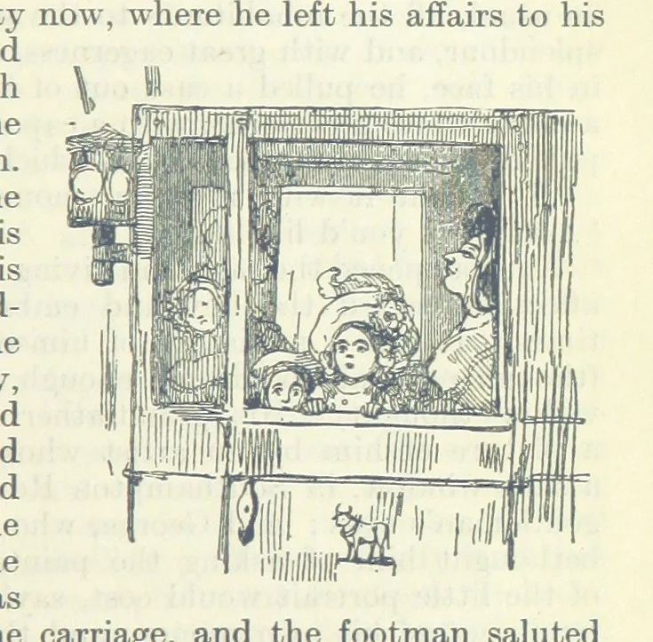 An illustration from The Oxford Thackeray. With illustrations. [Edited with introductions by George Saintsbury, leaf 743