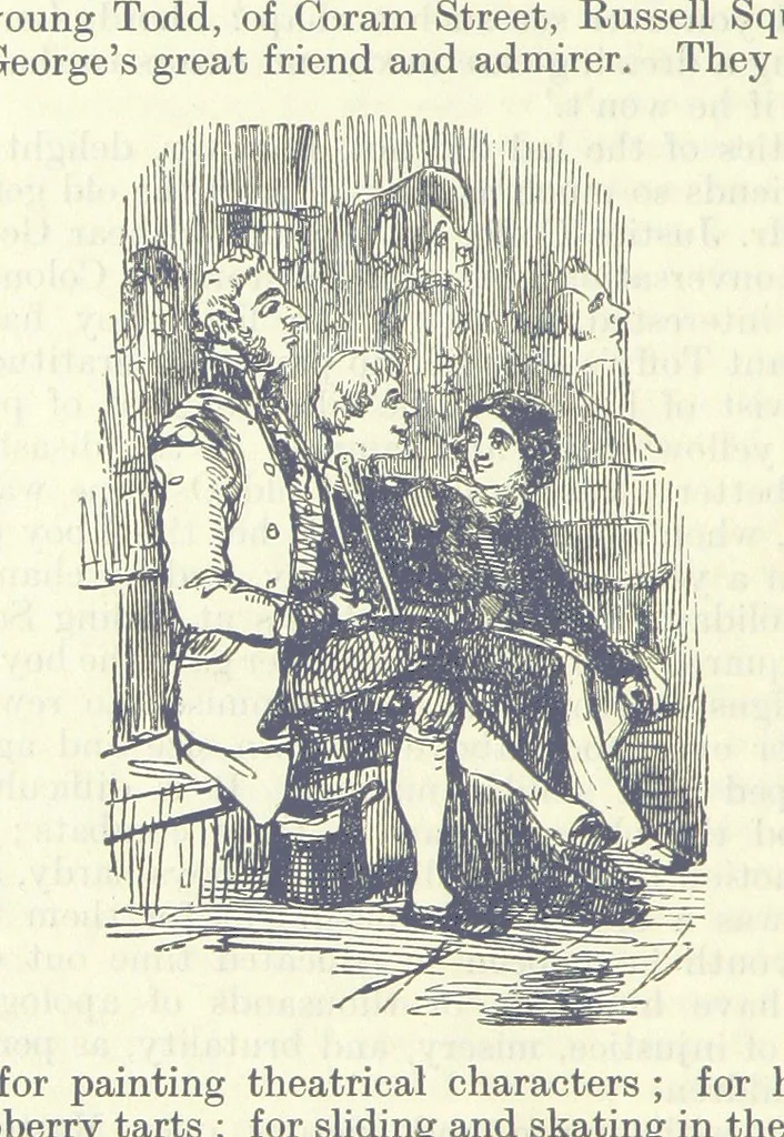 An illustration from The Oxford Thackeray. With illustrations. [Edited with introductions by George Saintsbury, leaf 746