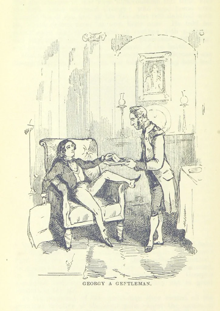 An illustration from The Oxford Thackeray. With illustrations. [Edited with introductions by George Saintsbury, leaf 748
