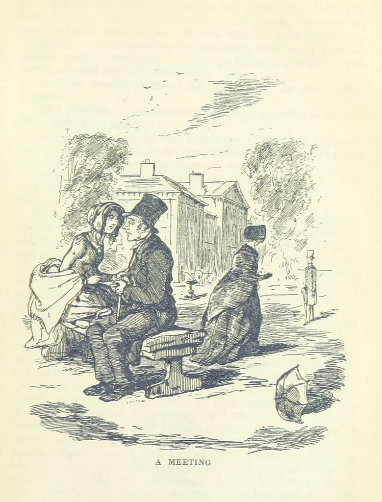An illustration from The Oxford Thackeray. With illustrations. [Edited with introductions by George Saintsbury, leaf 777