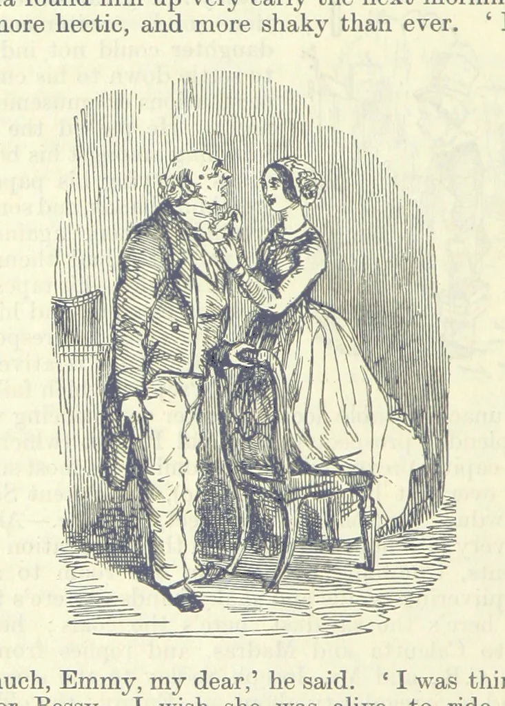 An illustration from The Oxford Thackeray. With illustrations. [Edited with introductions by George Saintsbury, leaf 784
