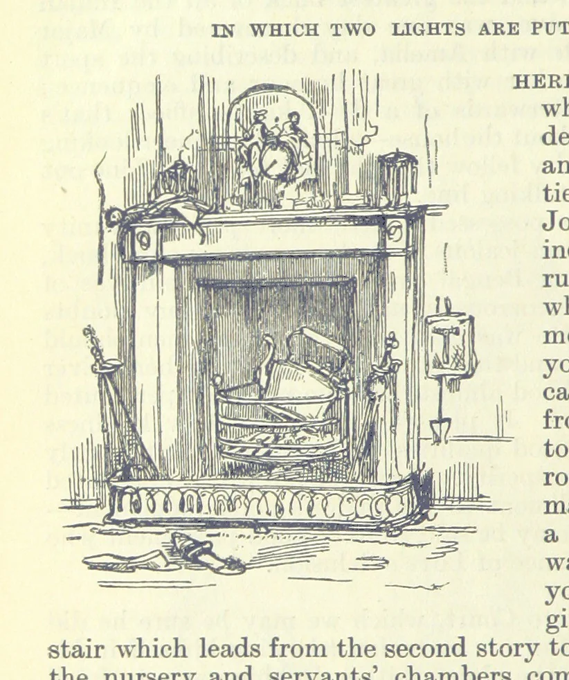 An illustration from The Oxford Thackeray. With illustrations. [Edited with introductions by George Saintsbury, leaf 802