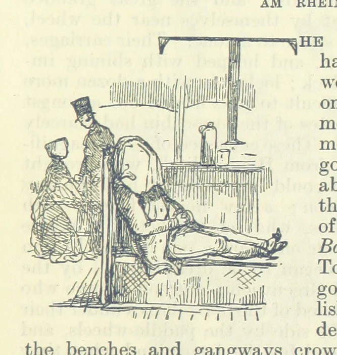 An illustration from The Oxford Thackeray. With illustrations. [Edited with introductions by George Saintsbury, leaf 817