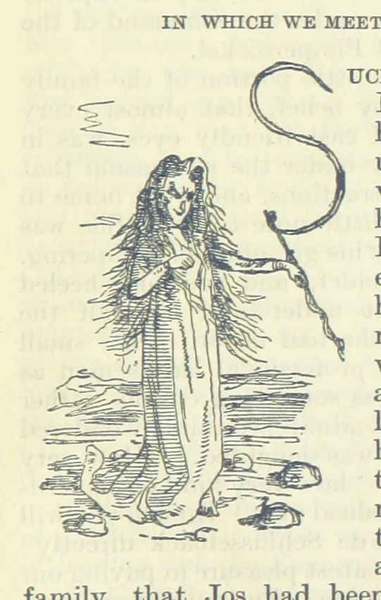 An illustration from The Oxford Thackeray. With illustrations. [Edited with introductions by George Saintsbury, leaf 831