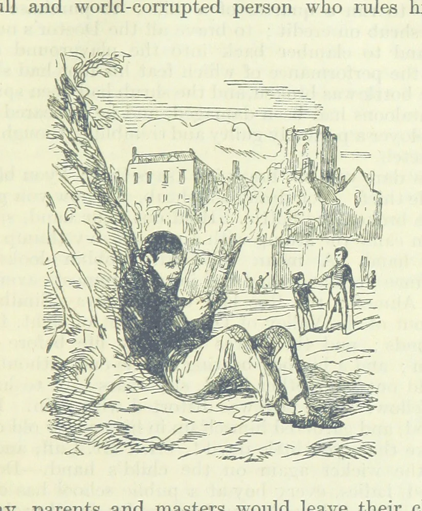 An illustration from The Oxford Thackeray. With illustrations. [Edited with introductions by George Saintsbury, leaf 85