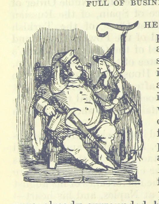 An illustration from The Oxford Thackeray. With illustrations. [Edited with introductions by George Saintsbury, leaf 864