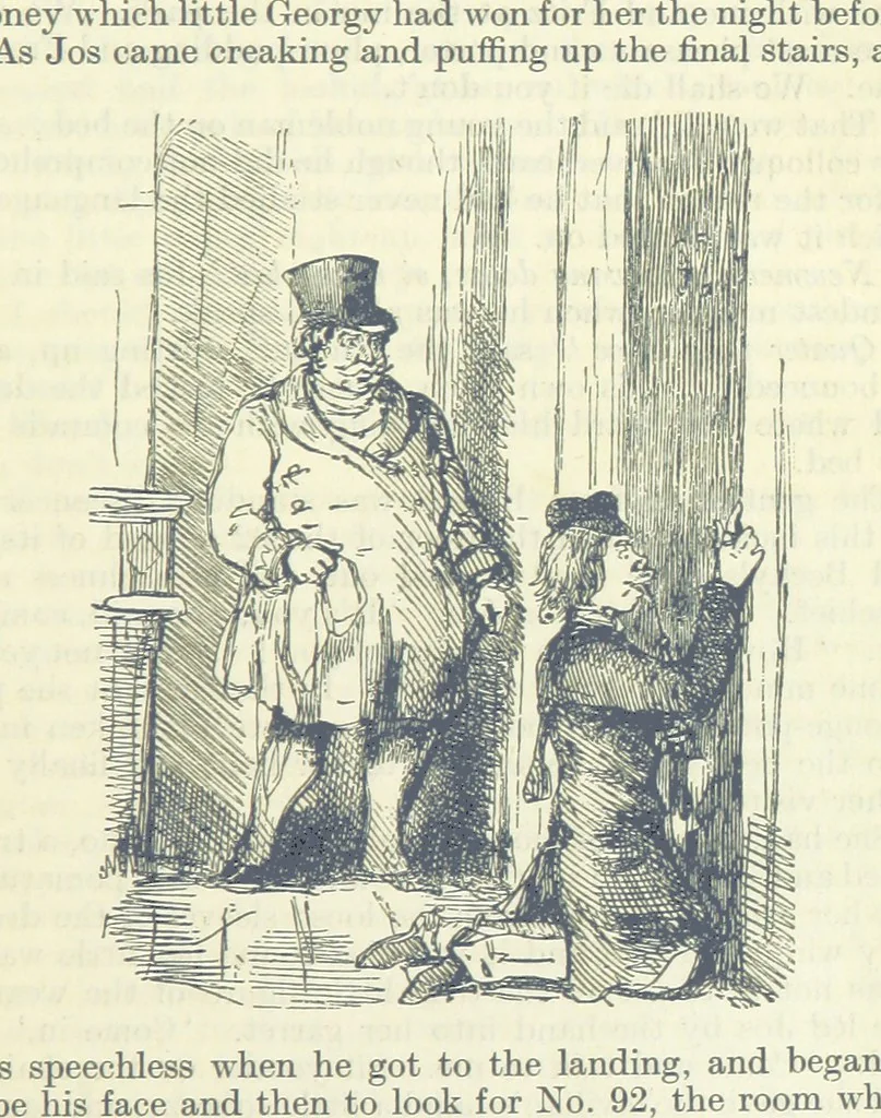An illustration from The Oxford Thackeray. With illustrations. [Edited with introductions by George Saintsbury, leaf 865