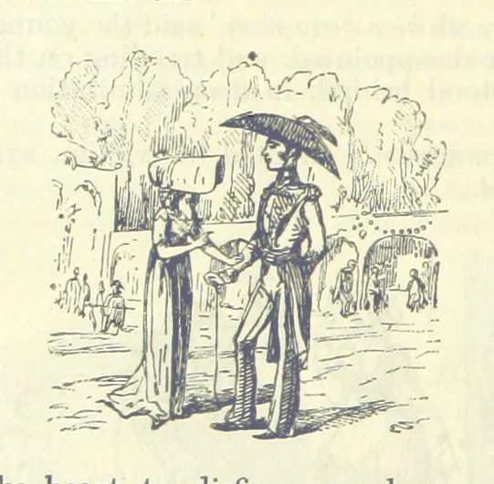 An illustration from The Oxford Thackeray. With illustrations. [Edited with introductions by George Saintsbury, leaf 918