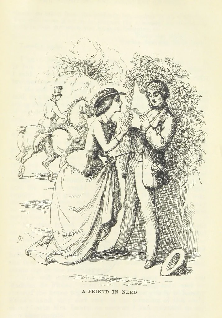 An illustration from The Oxford Thackeray. With illustrations. [Edited with introductions by George Saintsbury, leaf 1013