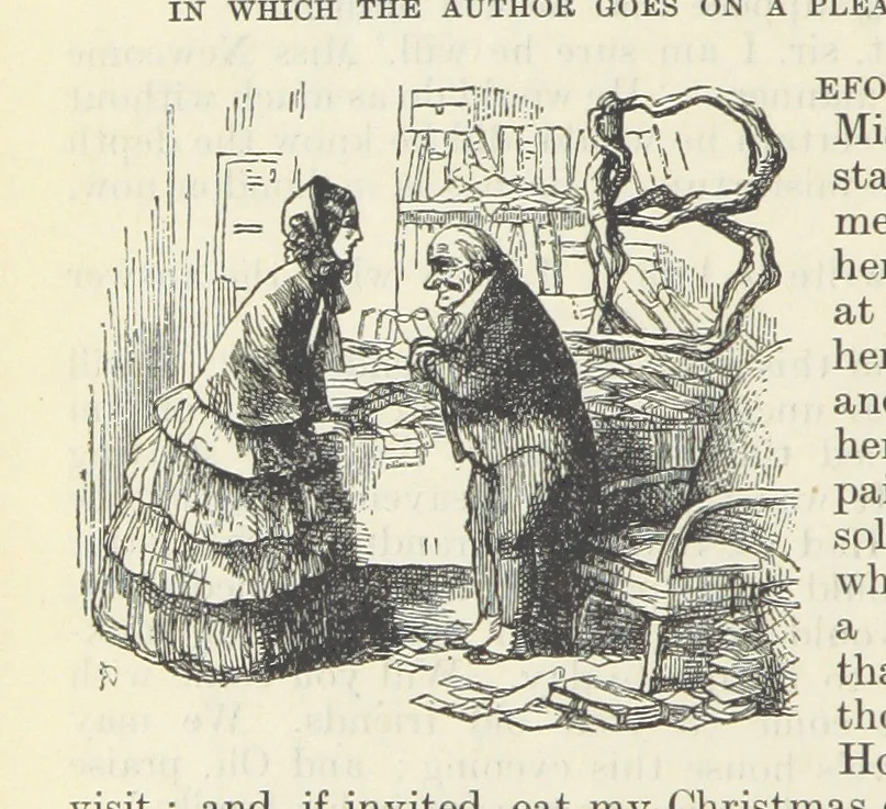 An illustration from The Oxford Thackeray. With illustrations. [Edited with introductions by George Saintsbury, leaf 1016