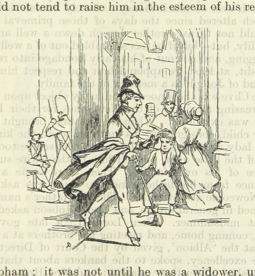 An illustration from The Oxford Thackeray. With illustrations. [Edited with introductions by George Saintsbury, leaf 103