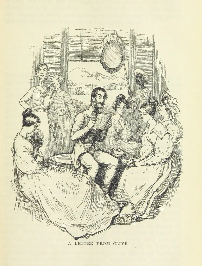 An illustration from The Oxford Thackeray. With illustrations. [Edited with introductions by George Saintsbury, leaf 113