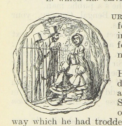 An illustration from The Oxford Thackeray. With illustrations. [Edited with introductions by George Saintsbury, leaf 128