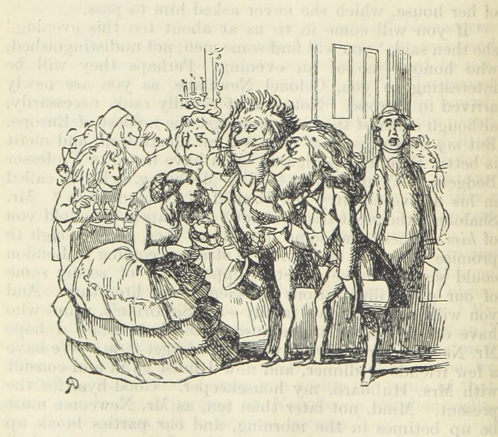 An illustration from The Oxford Thackeray. With illustrations. [Edited with introductions by George Saintsbury, leaf 136