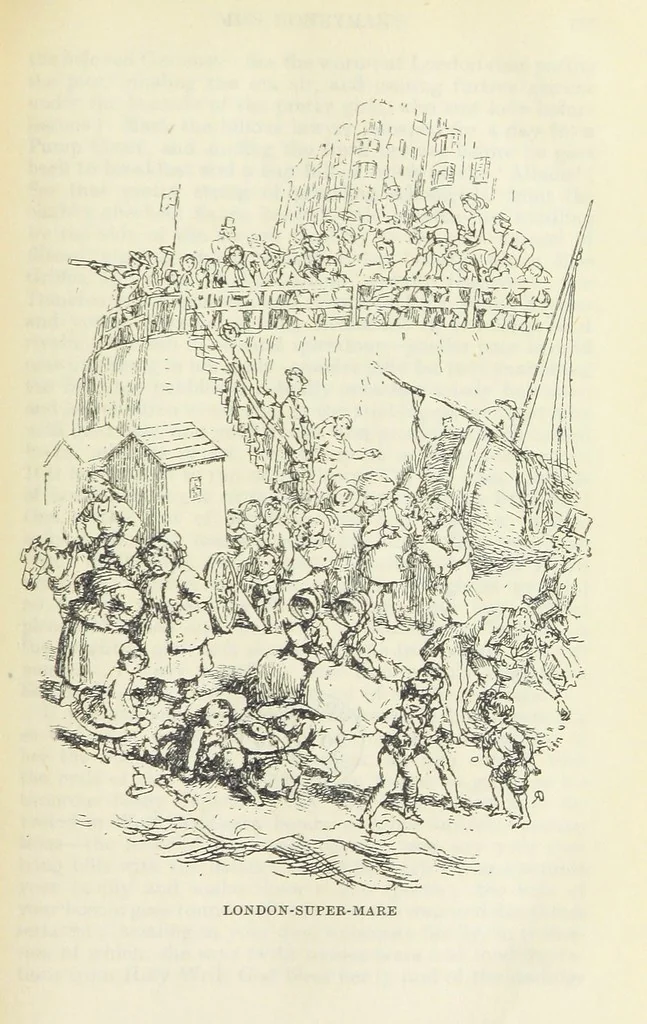 An illustration from The Oxford Thackeray. With illustrations. [Edited with introductions by George Saintsbury, leaf 157