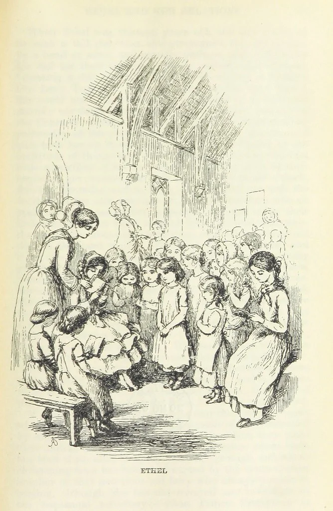 An illustration from The Oxford Thackeray. With illustrations. [Edited with introductions by George Saintsbury, leaf 175