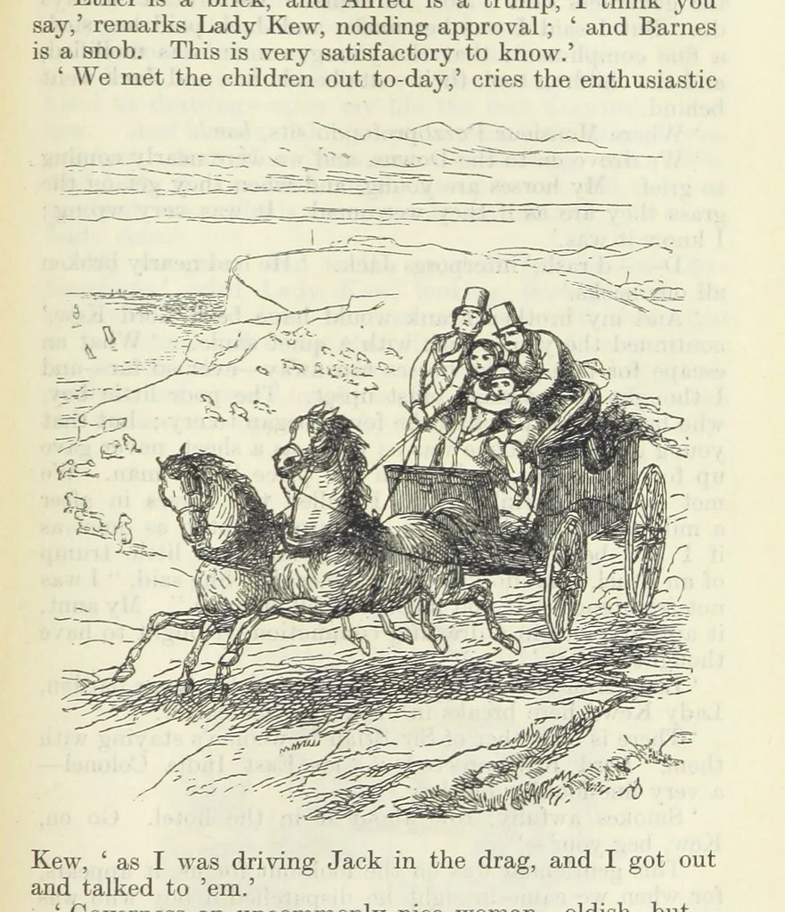 An illustration from The Oxford Thackeray. With illustrations. [Edited with introductions by George Saintsbury, leaf 185