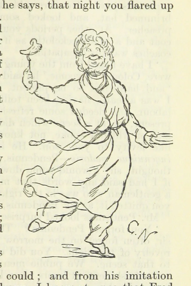 An illustration from The Oxford Thackeray. With illustrations. [Edited with introductions by George Saintsbury, leaf 209