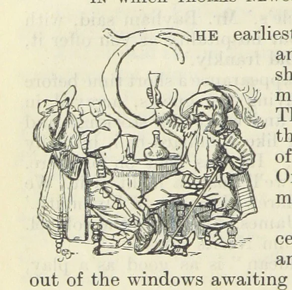 An illustration from The Oxford Thackeray. With illustrations. [Edited with introductions by George Saintsbury, leaf 214
