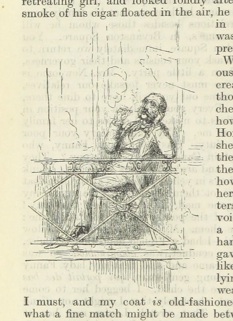 An illustration from The Oxford Thackeray. With illustrations. [Edited with introductions by George Saintsbury, leaf 246