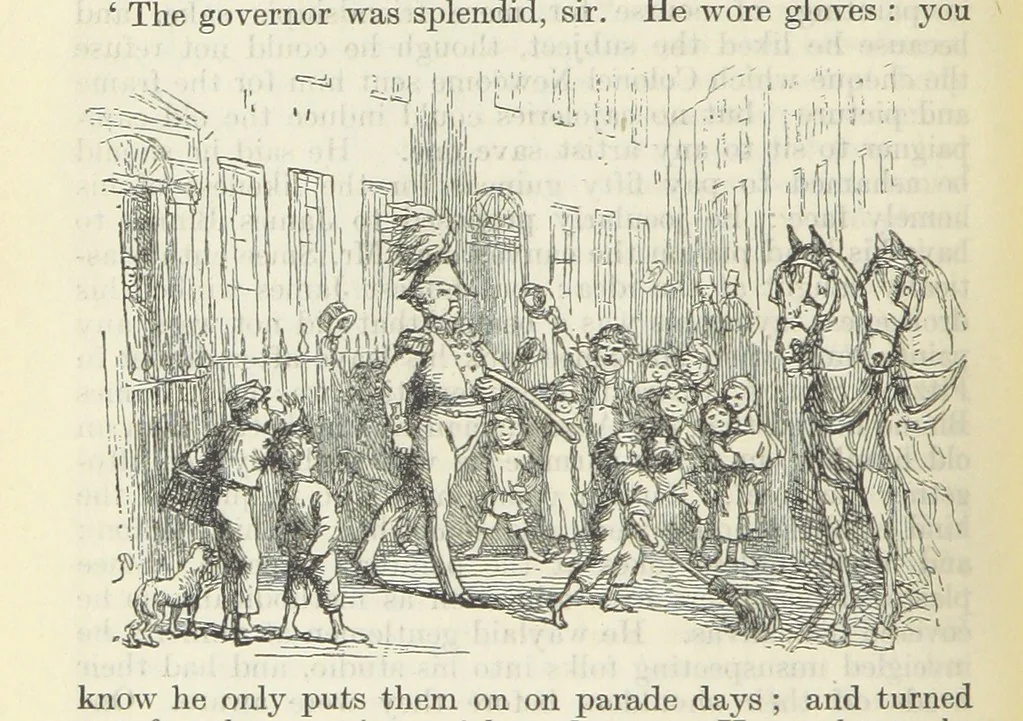 An illustration from The Oxford Thackeray. With illustrations. [Edited with introductions by George Saintsbury, leaf 260