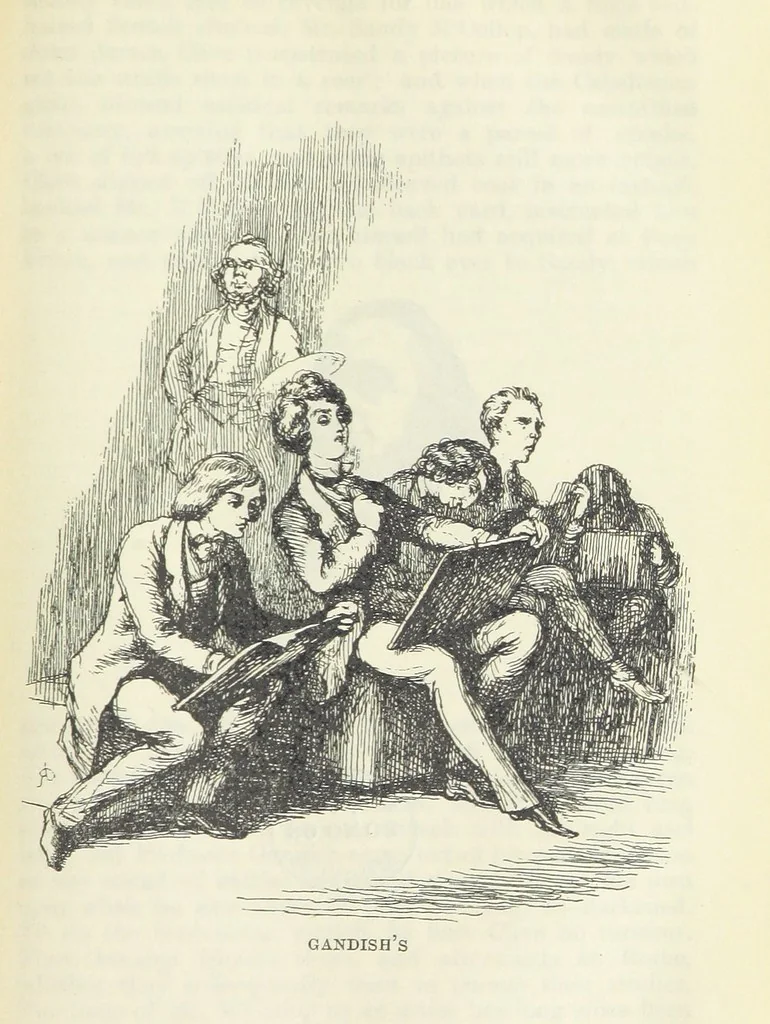 An illustration from The Oxford Thackeray. With illustrations. [Edited with introductions by George Saintsbury, leaf 265