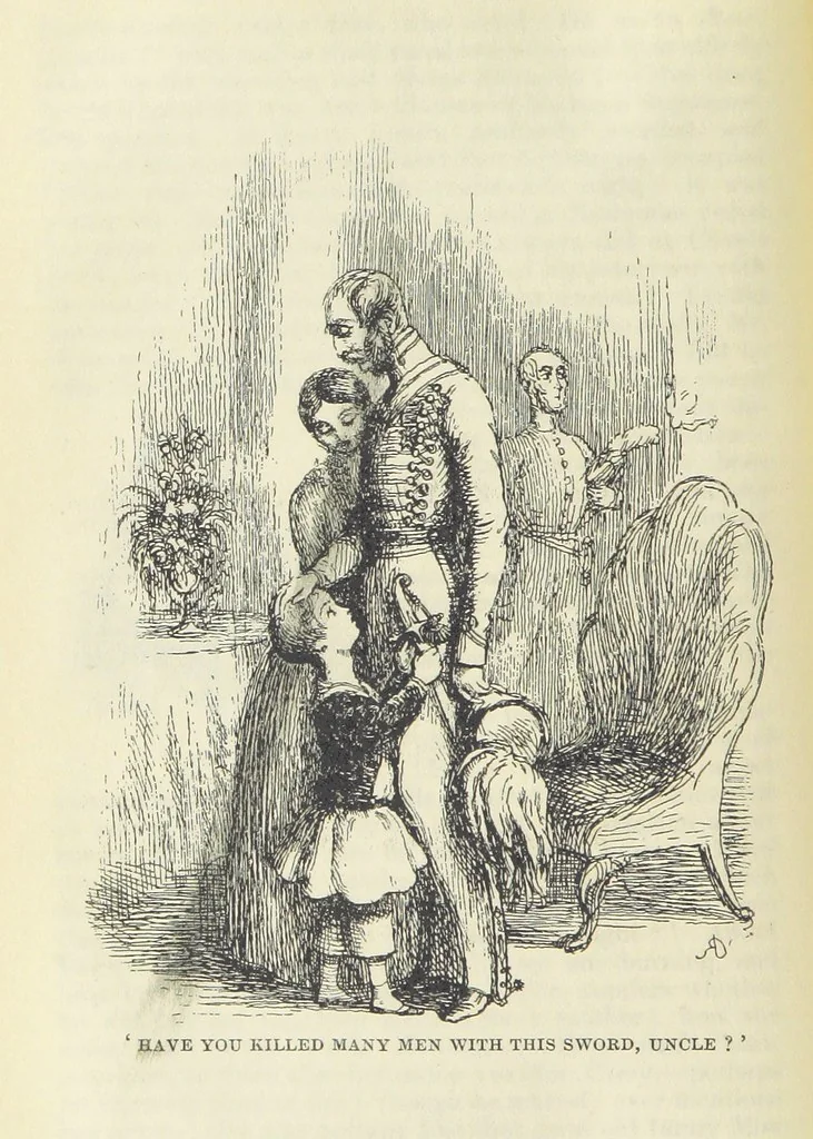 An illustration from The Oxford Thackeray. With illustrations. [Edited with introductions by George Saintsbury, leaf 292