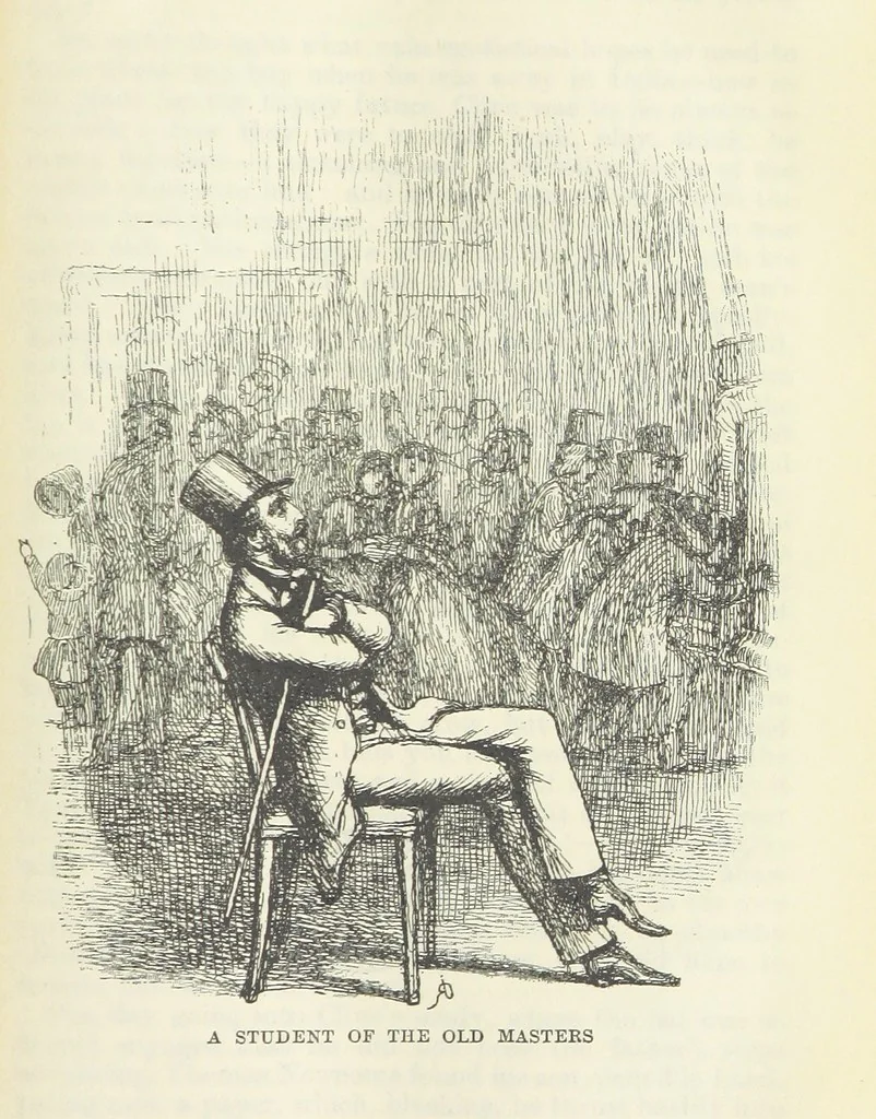 An illustration from The Oxford Thackeray. With illustrations. [Edited with introductions by George Saintsbury, leaf 305