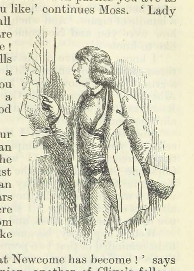 An illustration from The Oxford Thackeray. With illustrations. [Edited with introductions by George Saintsbury, leaf 309