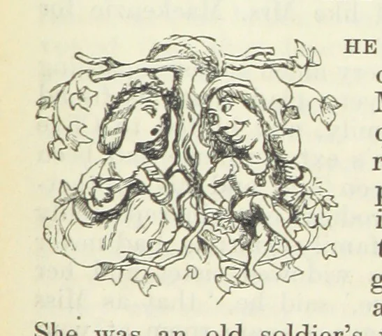 An illustration from The Oxford Thackeray. With illustrations. [Edited with introductions by George Saintsbury, leaf 321