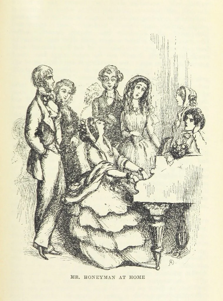 An illustration from The Oxford Thackeray. With illustrations. [Edited with introductions by George Saintsbury, leaf 333